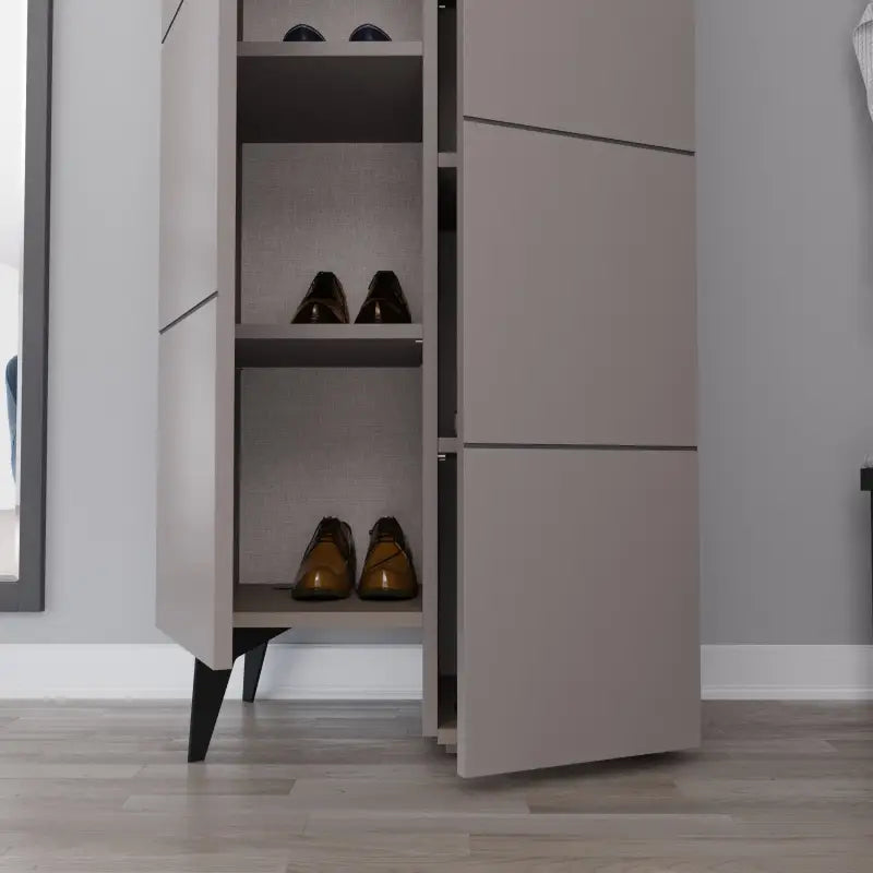 Decortieliving - Stair Modern Hallway Storage - Multipurpose Cabinet 156 x 62 x 37 cm