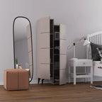 Decortieliving - Stair Modern Hallway Storage - Multipurpose Cabinet 156 x 62 x 37 cm