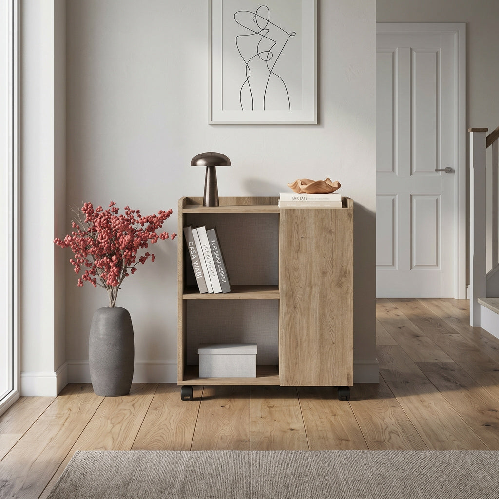Decortieliving - Zeo Sideboard Cabinet with Heels - Modern Design - 4 Compartments